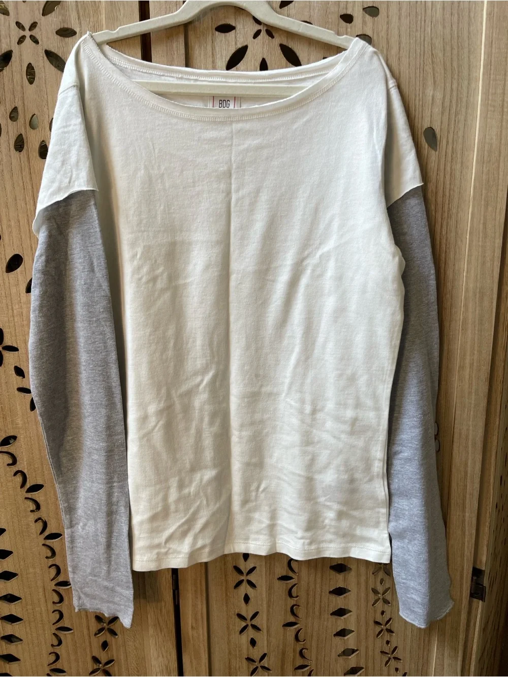 NWOT BDG Sloane Layered Twofer Slim Long Sleeve Tee